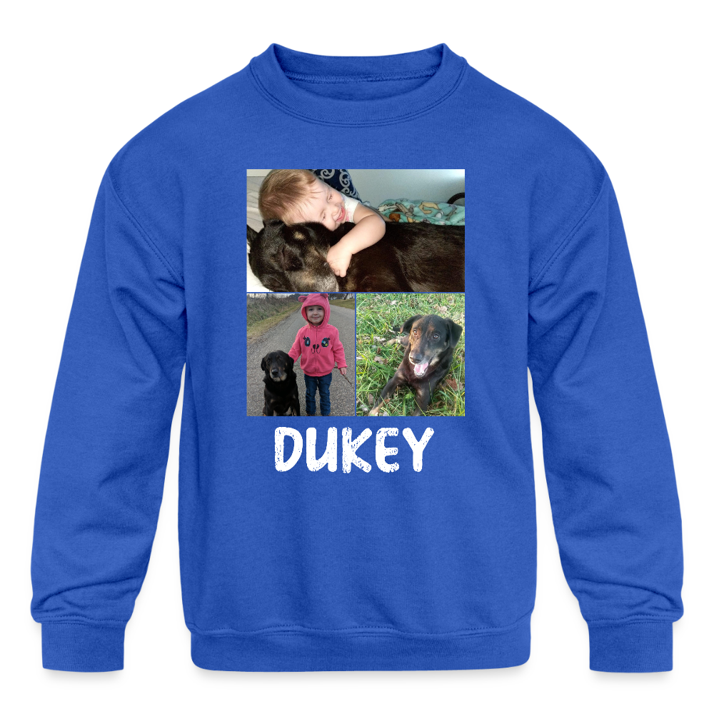 Kids' Crewneck Sweatshirt - royal blue
