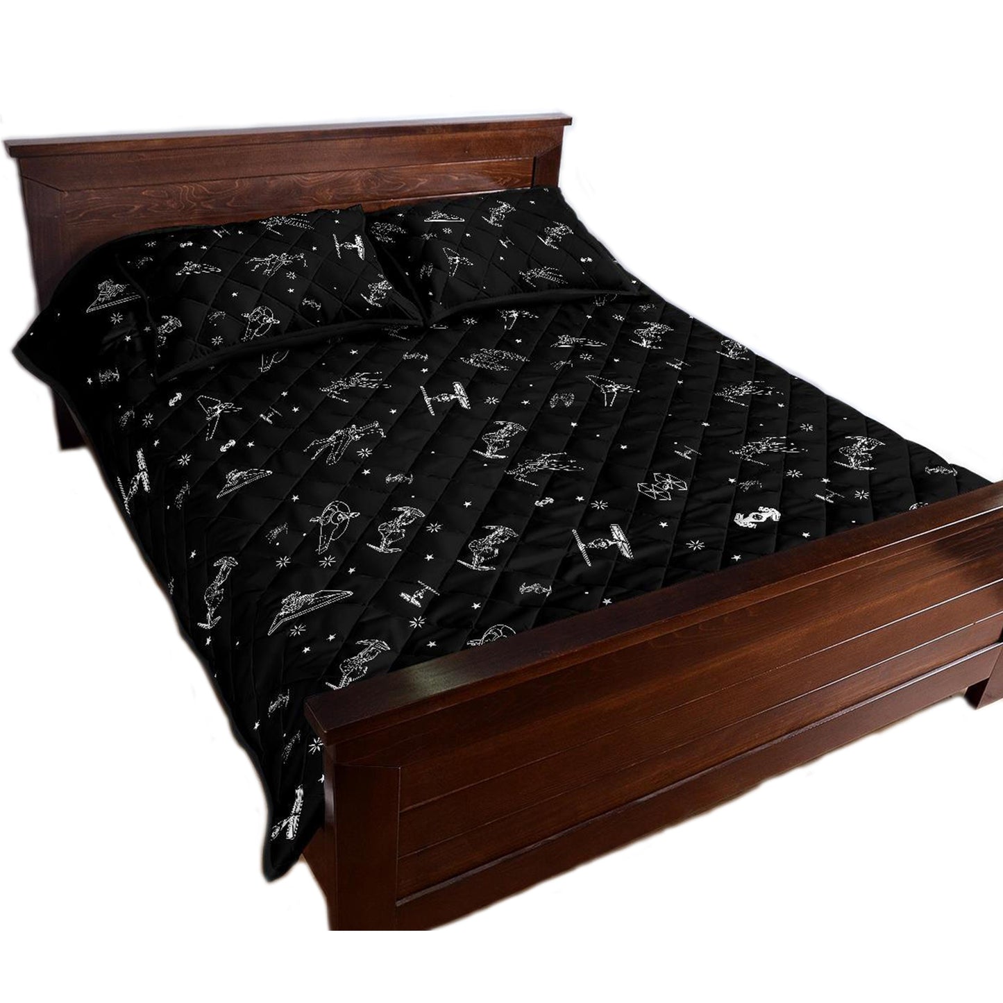 Star Quilt - 2 Pillow Cover Set, Quilt, Quilts,Quilt Set,Bed Set,Bedding,Star, Space,Birthday Gift, Twin,King Quilt,Twin Quilt,Bed,Dad Gift,