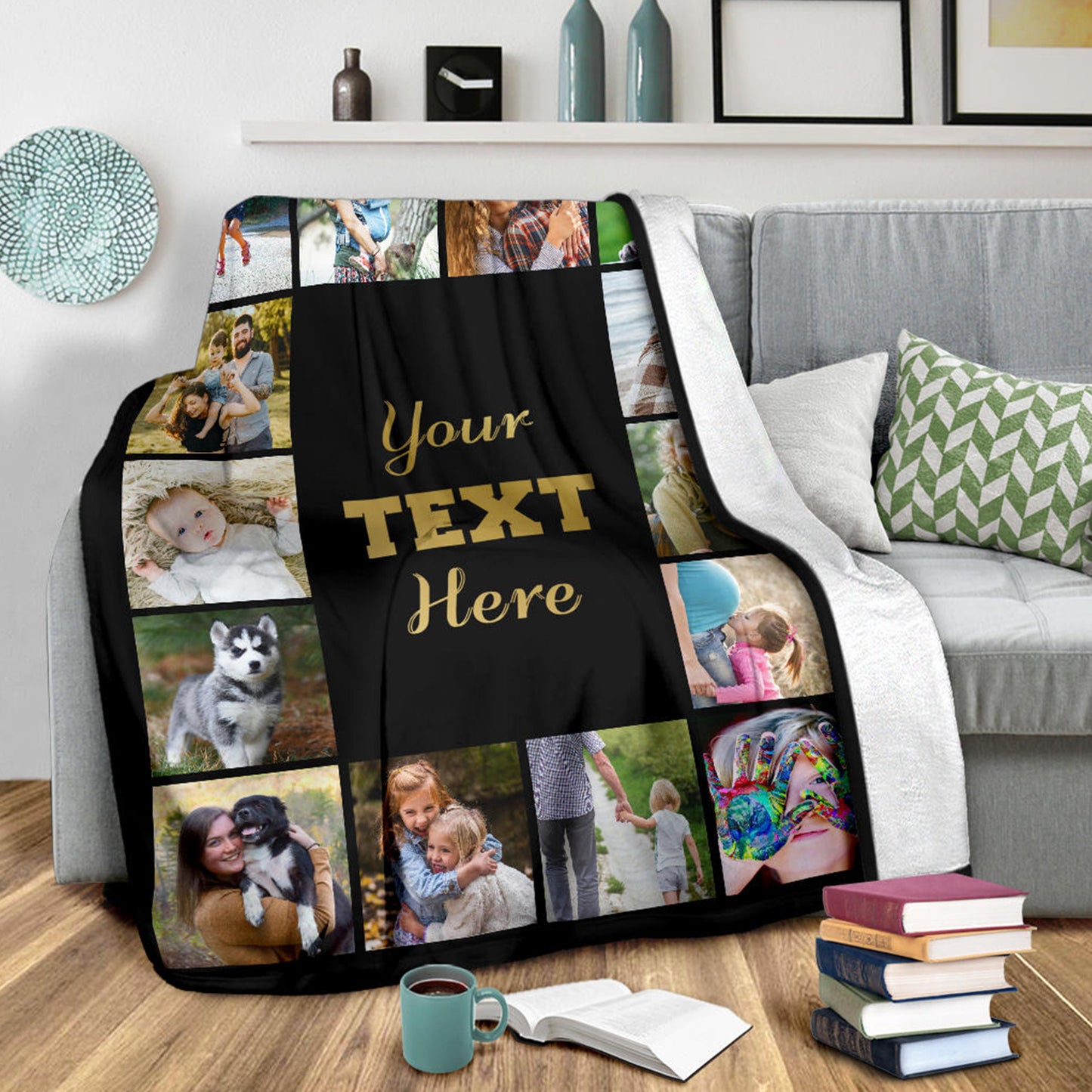 Custom Blanket, Photo Blanket, Family Blanket, Custom Photo Blanket, Picture Blanket, Customized, Personalized Blanket,Dog Blanket,Memorial,
