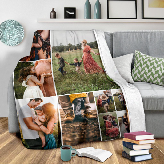 The Ultimate Photo Blanket To Up Your Snuggle Game
