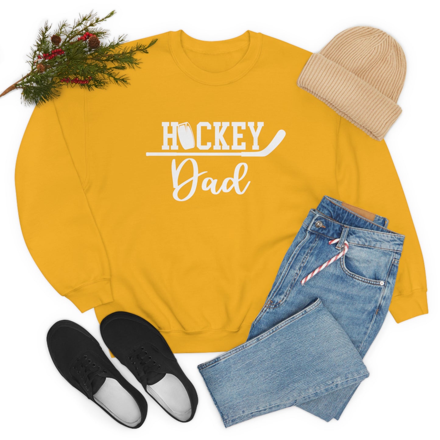 Hockey Dad Crewneck Sweatshirt