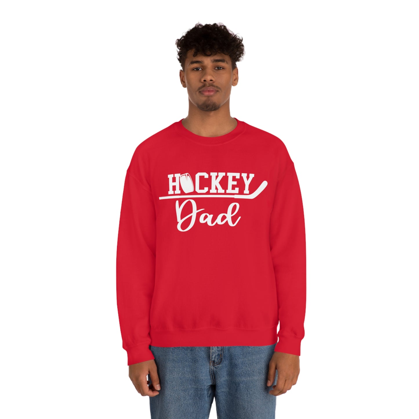 Hockey Dad Crewneck Sweatshirt