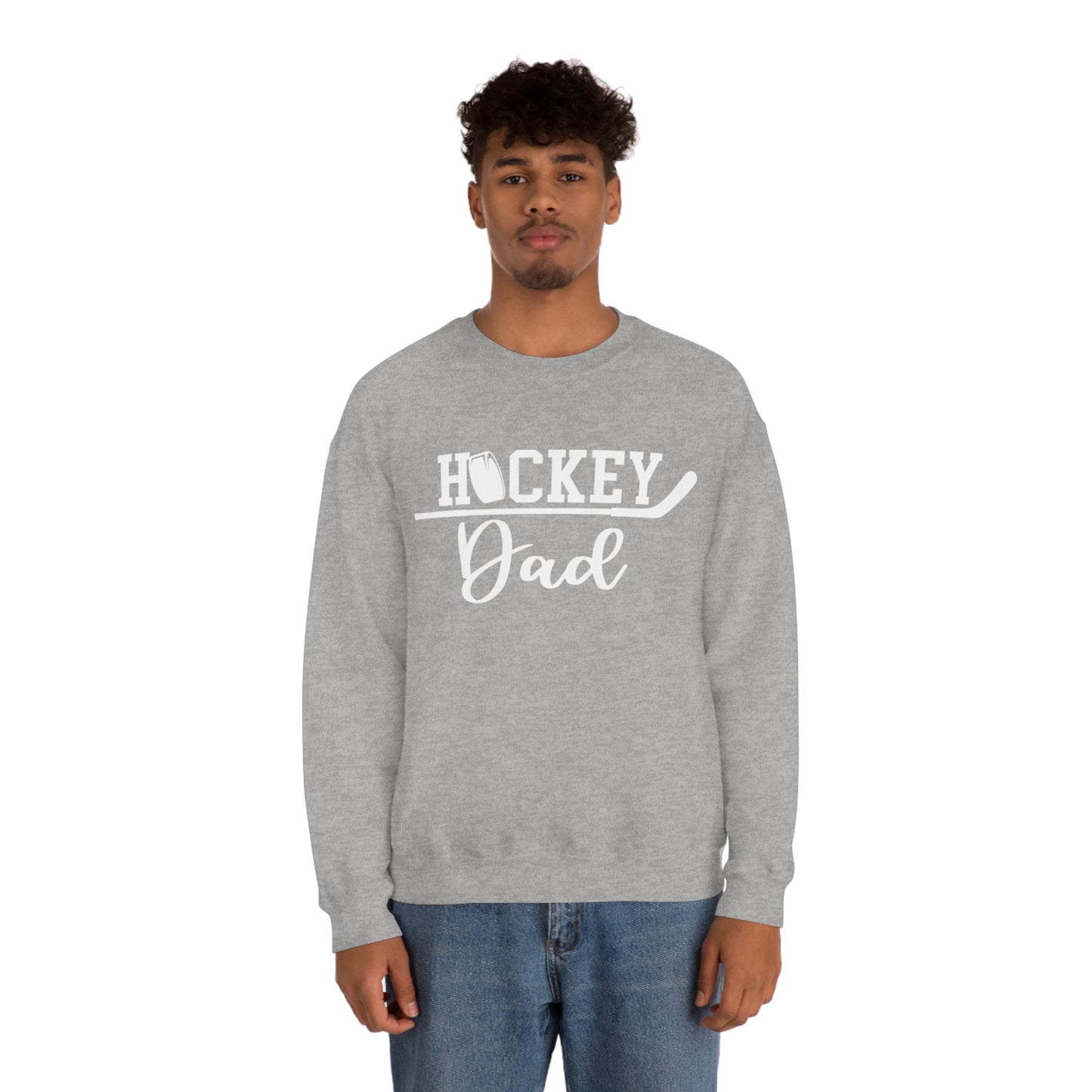 Hockey Dad Crewneck Sweatshirt