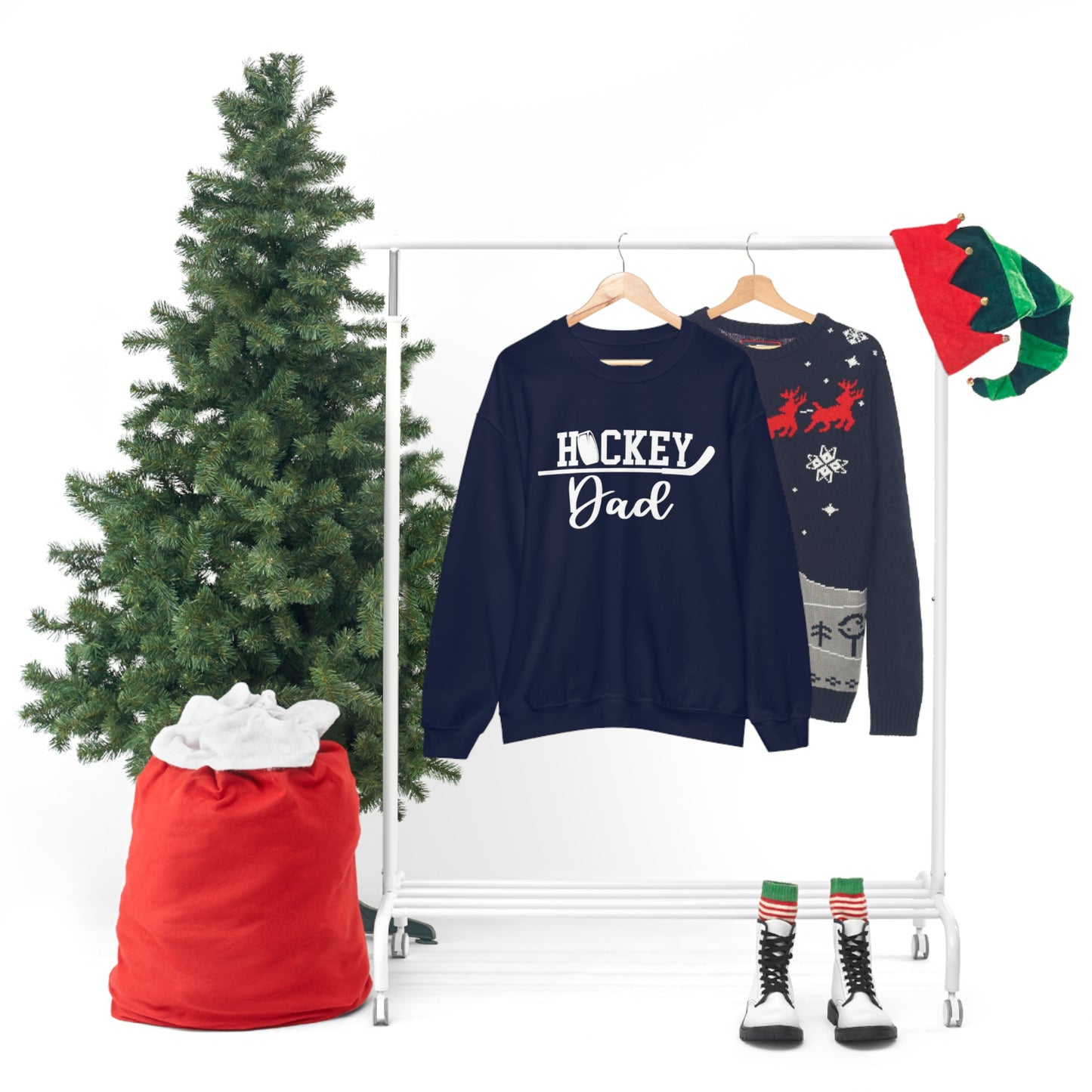 Hockey Dad Crewneck Sweatshirt