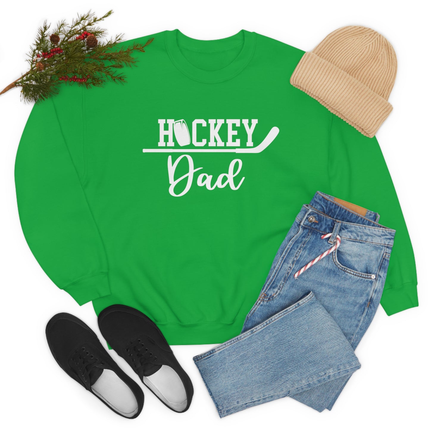 Hockey Dad Crewneck Sweatshirt