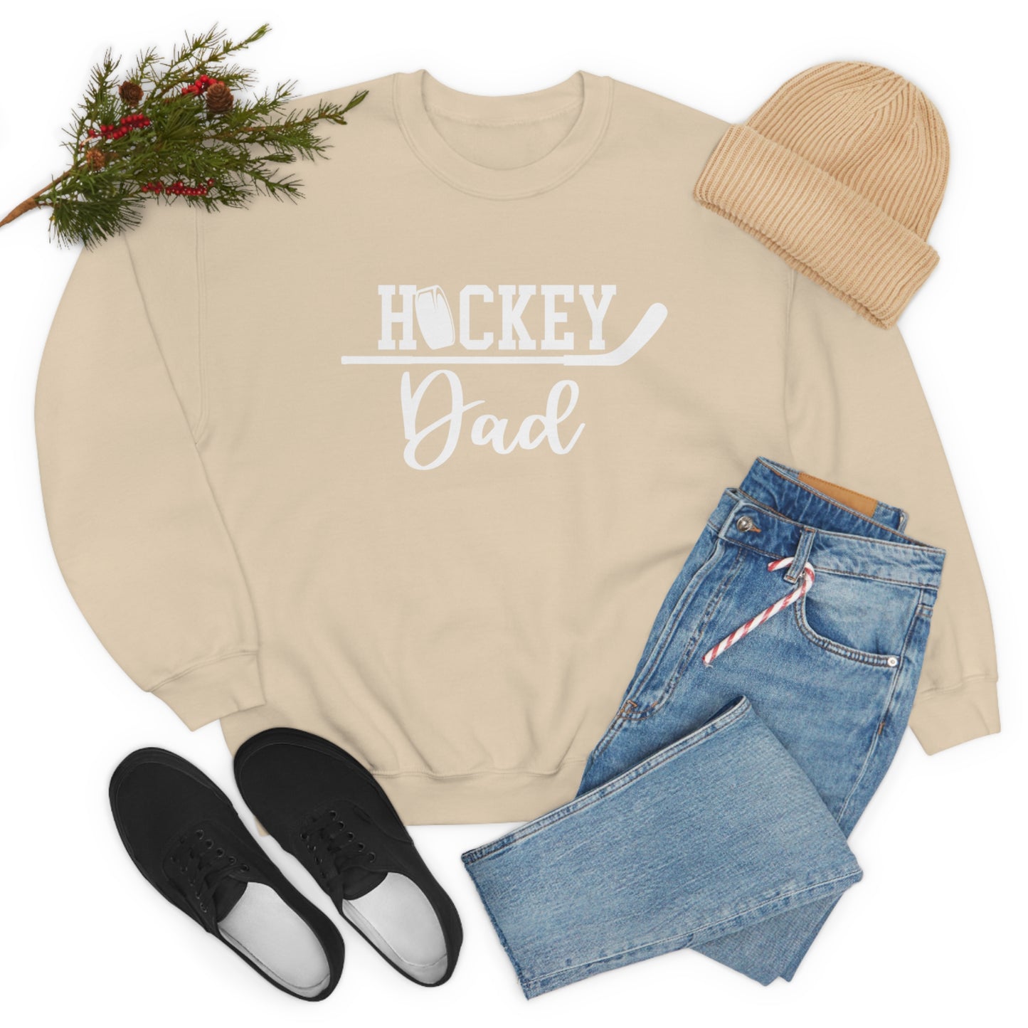 Hockey Dad Crewneck Sweatshirt