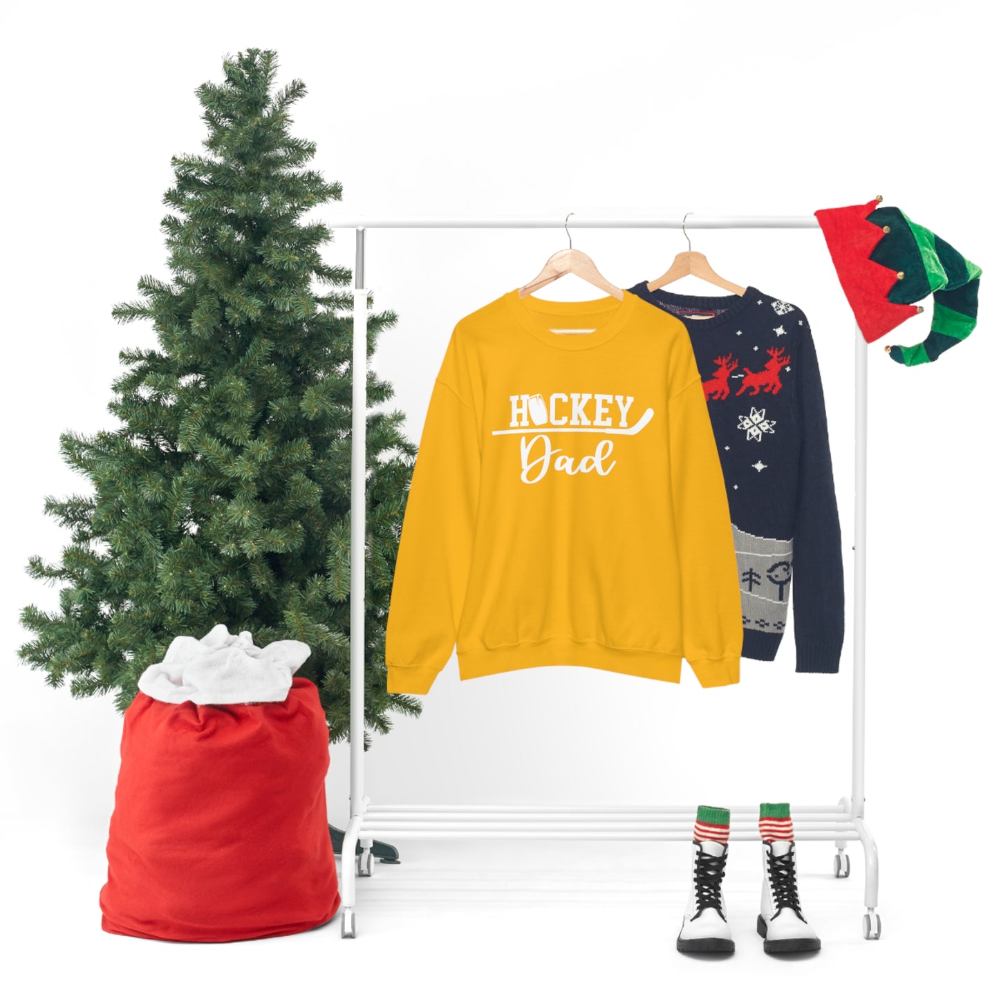 Hockey Dad Crewneck Sweatshirt