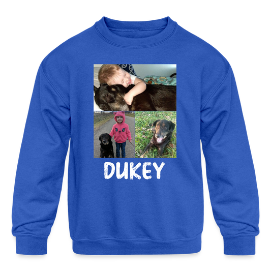Kids' Crewneck Sweatshirt - royal blue
