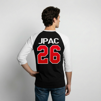 SHola Raglan v2 - black/white