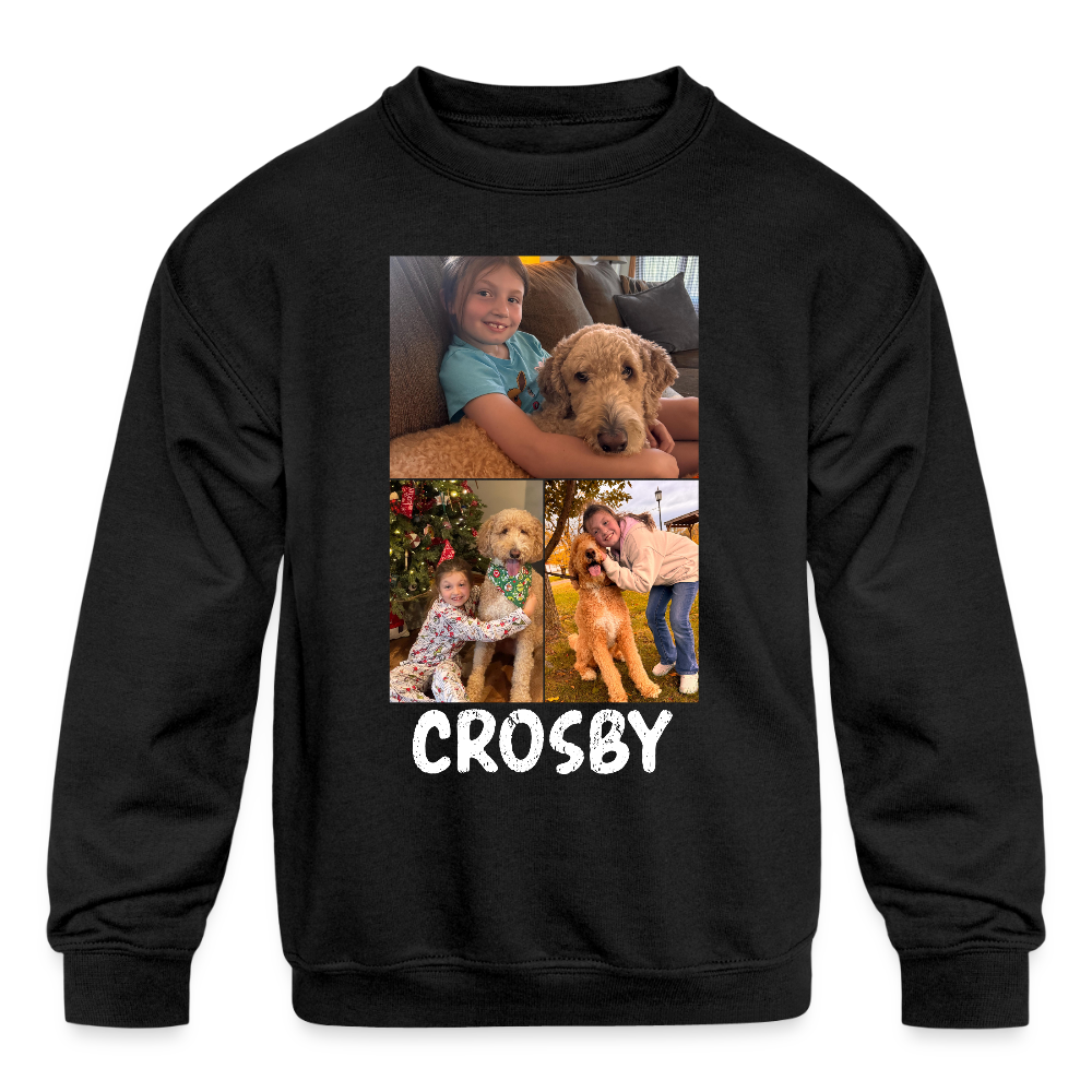 Kids' Crewneck Sweatshirt - black