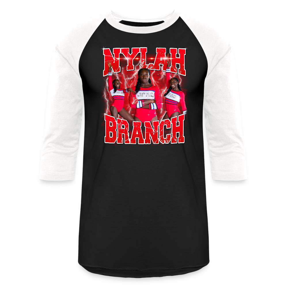 SHola Raglan v2 - black/white