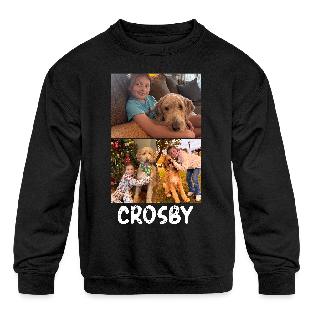 Kids' Crewneck Sweatshirt - black