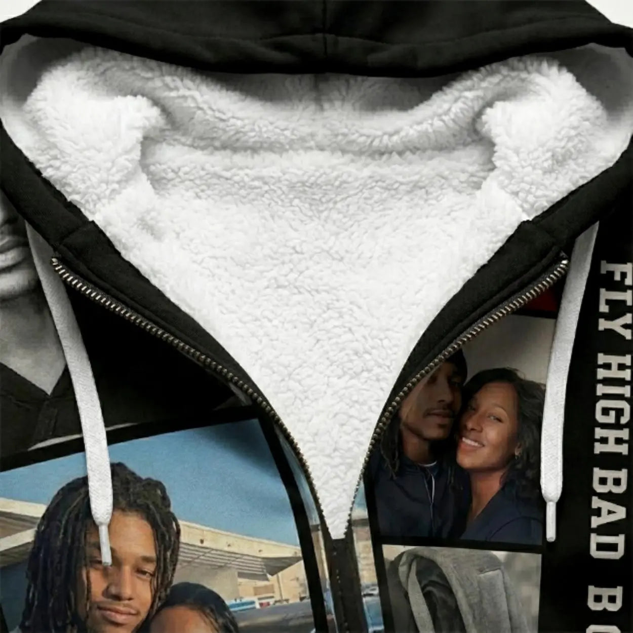 Custom Memorial Hoodie & Bomber Jacket – Personalized Photo Collage Tribute Gift