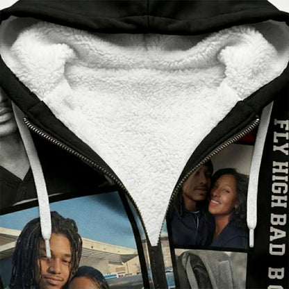 Custom Memorial Hoodie & Bomber Jacket – Personalized Photo Collage Tribute Gift