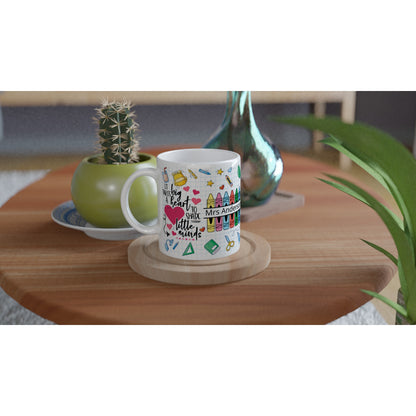 White 11oz Ceramic Custom Teacher Mug
