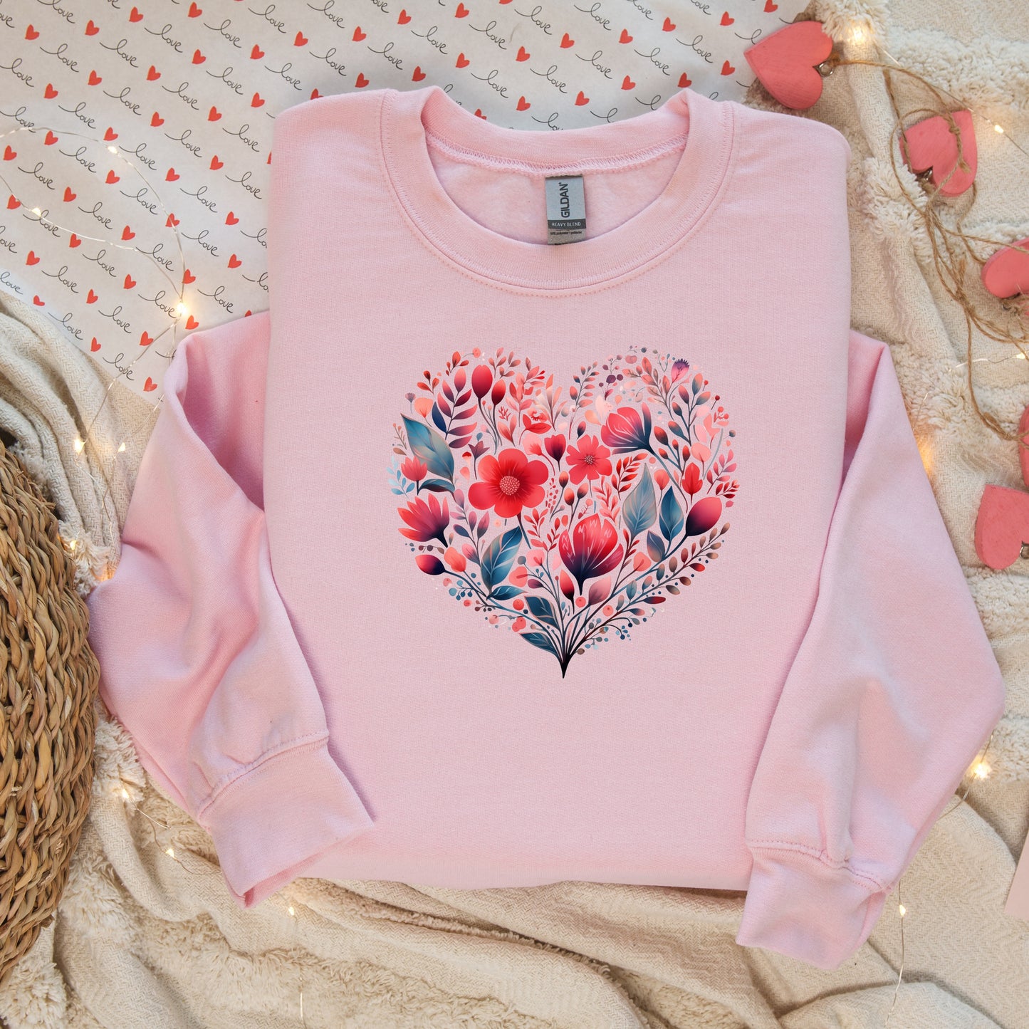 Valentines Day Sweatshirt, Heart Valentines Day Gift for Her, Heart Shirt, Heart Sweatshirt Valentines Day Shirt Hearts Sweater plus size