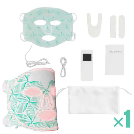 GlowSculpt™ Red Light Therapy Mask | Medical-Grade LED Facial & Décolleté Rejuvenator