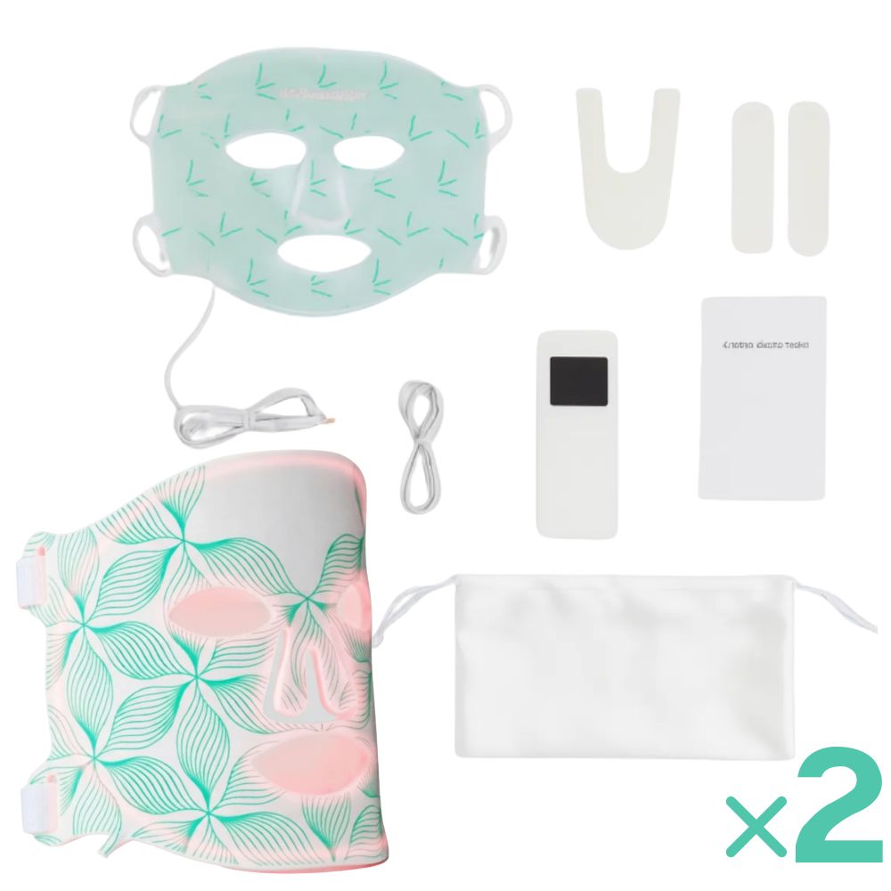 GlowSculpt™ Red Light Therapy Mask | Medical-Grade LED Facial & Décolleté Rejuvenator
