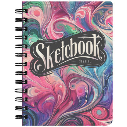 SKETCH BOOK: 5 x 7 Notebook for Doodling, Sketches or Drawing Spiral Notebook