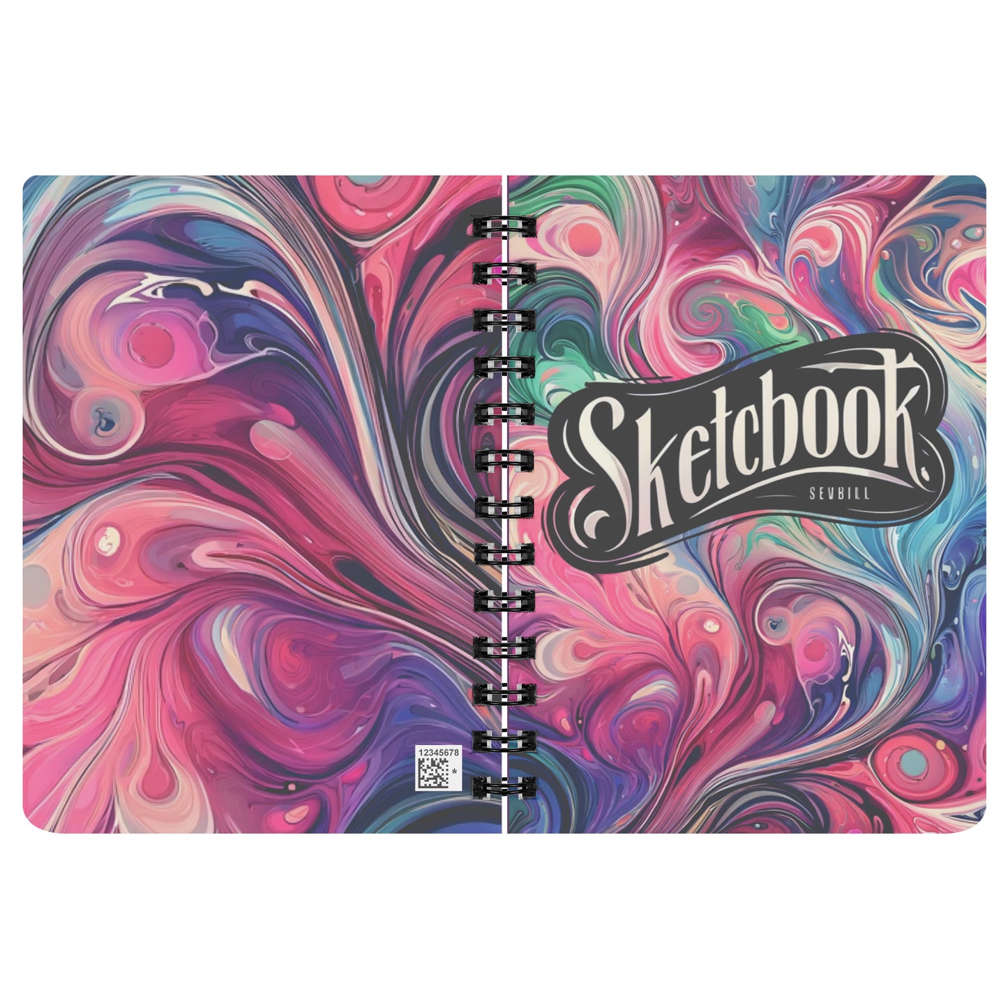 SKETCH BOOK: 5 x 7 Notebook for Doodling, Sketches or Drawing Spiral Notebook