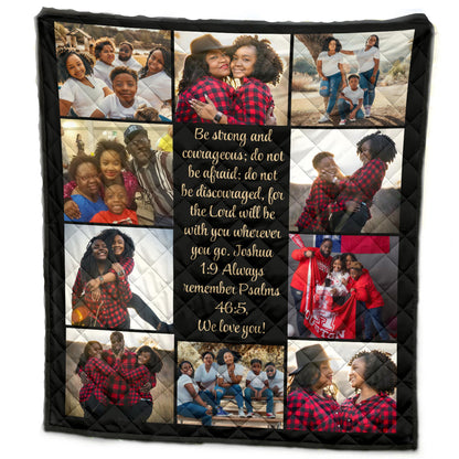 Custom Photo Quilt, Army Gift, Military Blanket,Sports Quilt,Dog Mom,Dog Lover,Gift For Dog Mom,Quilt Blanket,Custom Quilt,Personalized