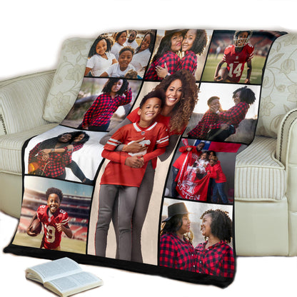 Custom Blanket, Photo Blanket, Family Blanket, Custom Photo Blanket, Picture Blanket, Customized, Personalized Blanket,Dog Blanket,Memorial,