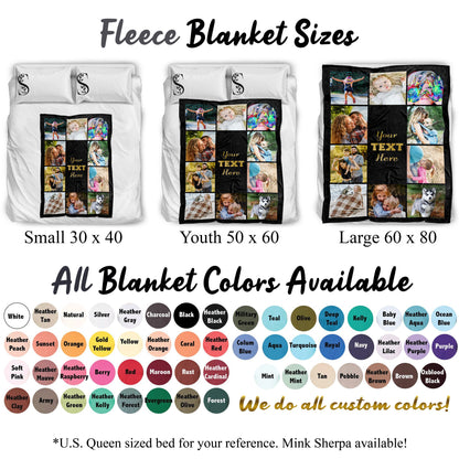 fathers day blanket sizes