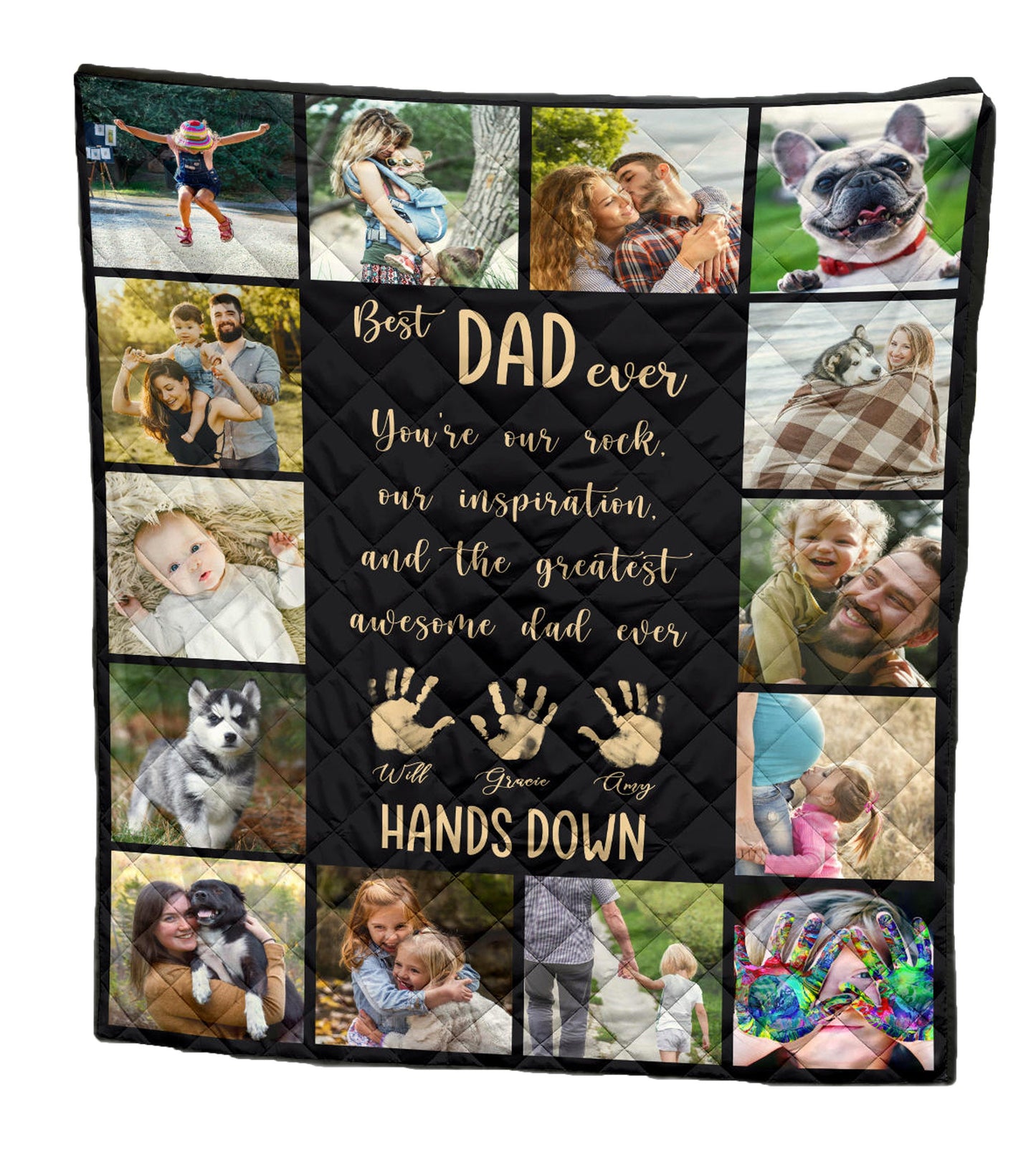 Custom Photo Quilt, Photo Quilt, Memory Quilt,Dog Quilt,Dog Mom,Dog Lover Gift,Gift For Dog Mom,Quilt Blanket,Custom Name Quilt,Personalized