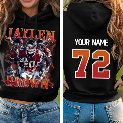 Celebrate Your Athlete | Custom Shirt Featuring Your Athlete’s Photos, Name & Team Colors