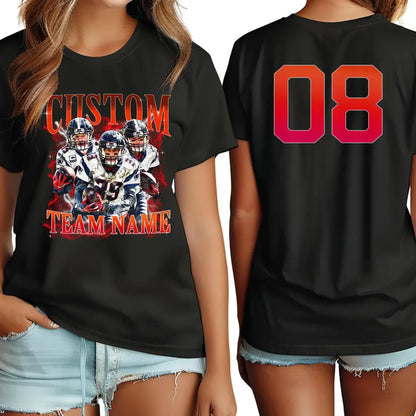 Celebrate Your Athlete™ | Custom Shirt Featuring Your Athlete’s Photos, Name & Team Colors