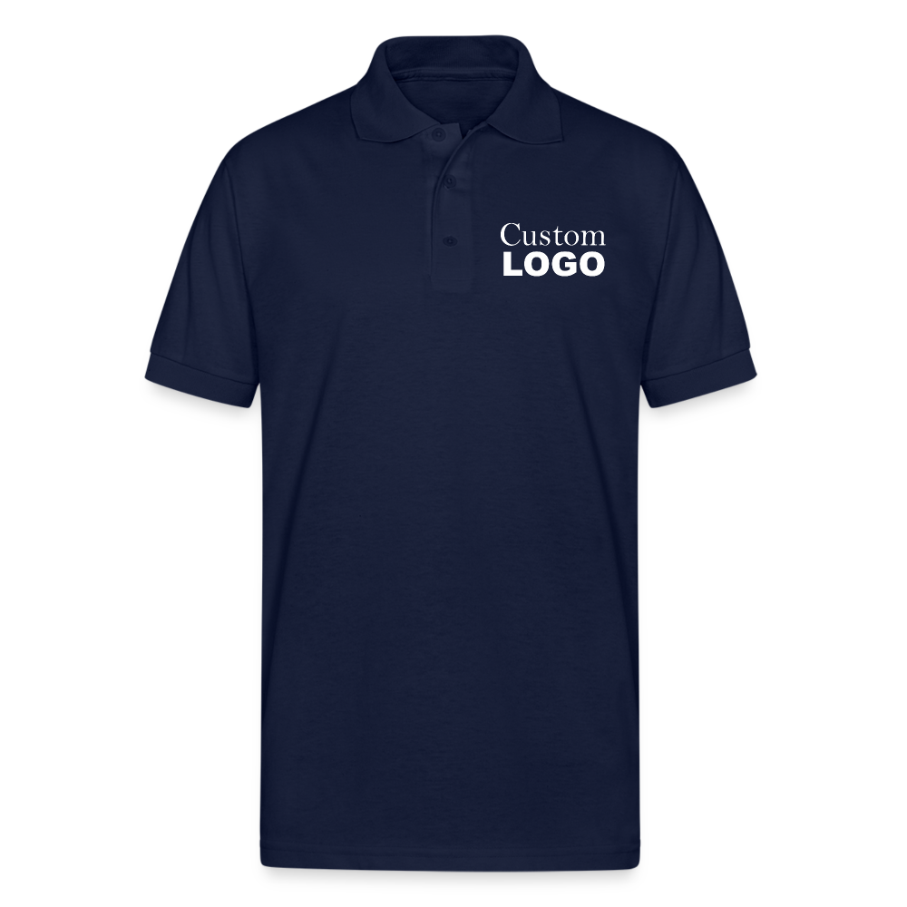 Custom Golf Polo Shirts - navy