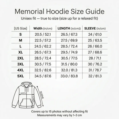 Custom Memorial Hoodie & Bomber Jacket – Personalized Photo Collage Tribute Gift