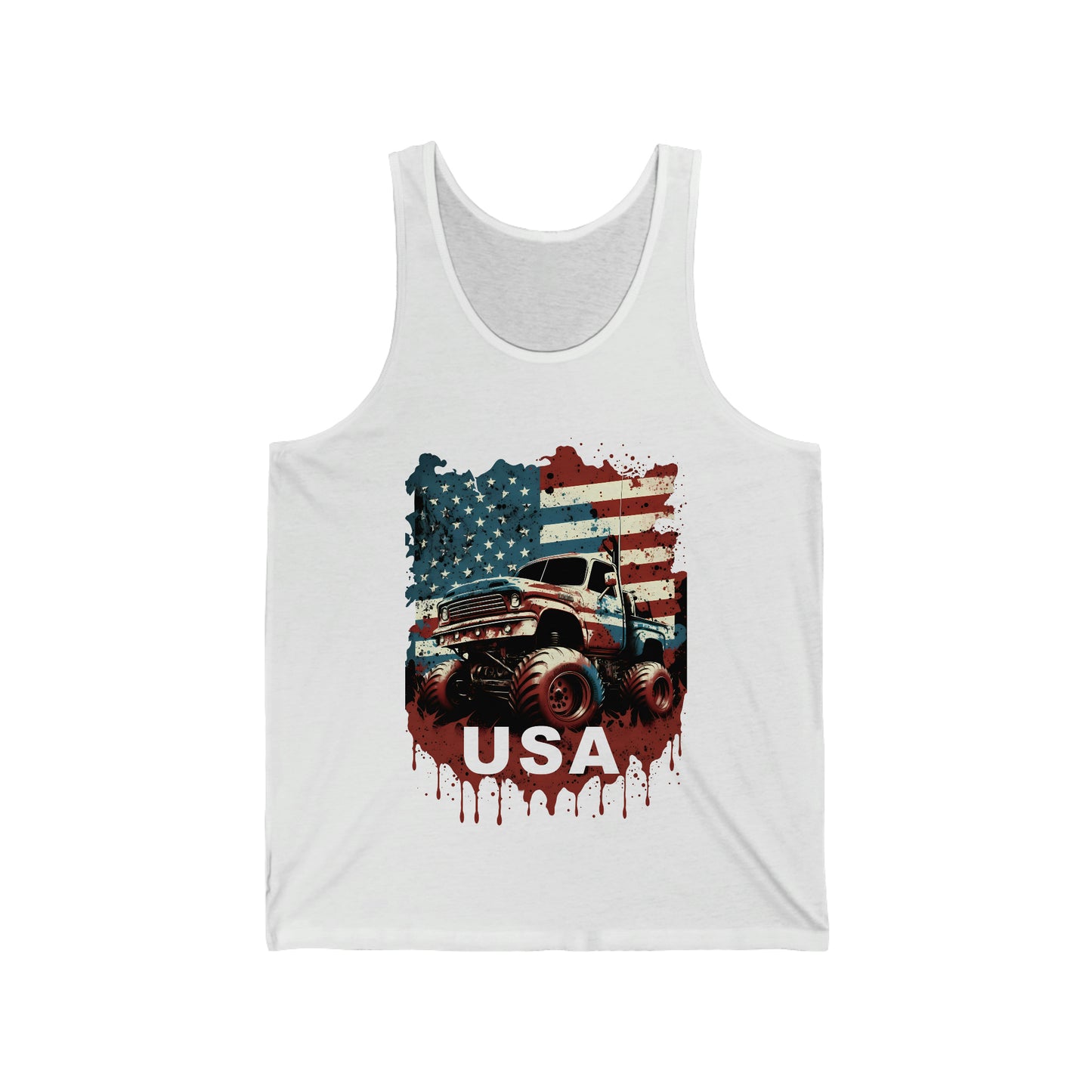 Patriotic 4Th Of July America USA Tank Top Unisex Jersey Tank