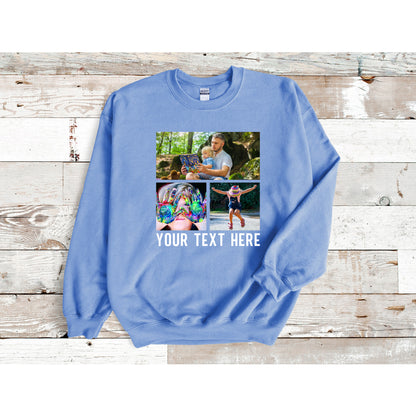 Custom Family Photo Collage Picture Sweatshirt