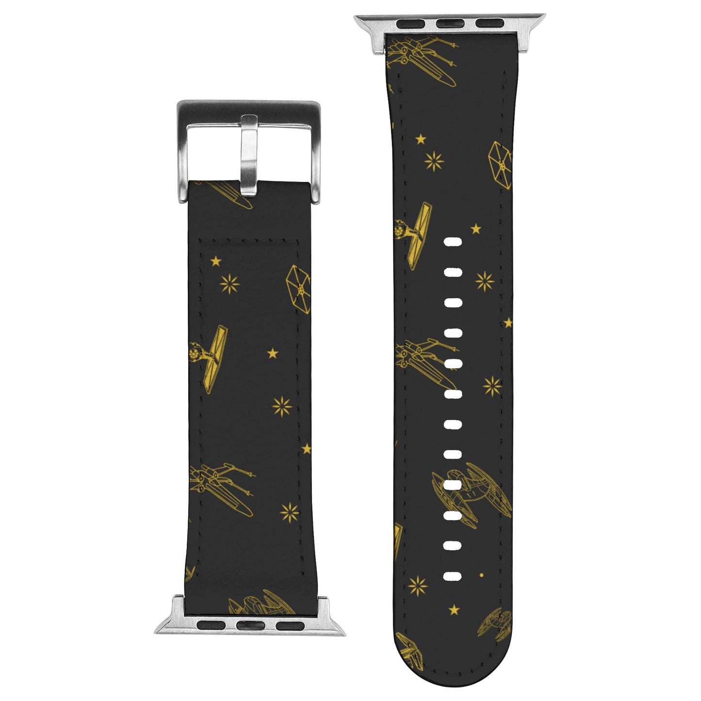 Black And Gold Wars Apple Watch Band