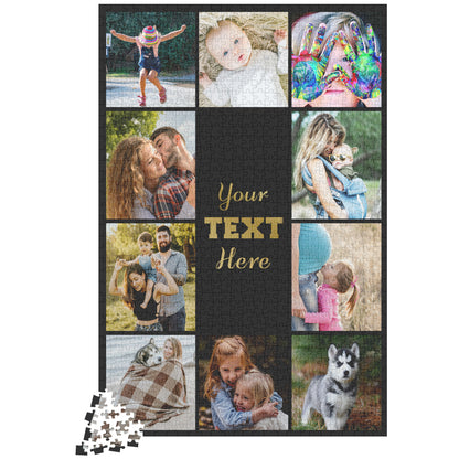 Custom Family Puzzle, Personalised Puzzle, 1,000 Piece, Jigsaw puzzle, Personalized Puzzle, Photo Puzzle, Gift For,