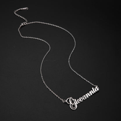 Custom Name Necklace Personalized Steel Necklace Gift