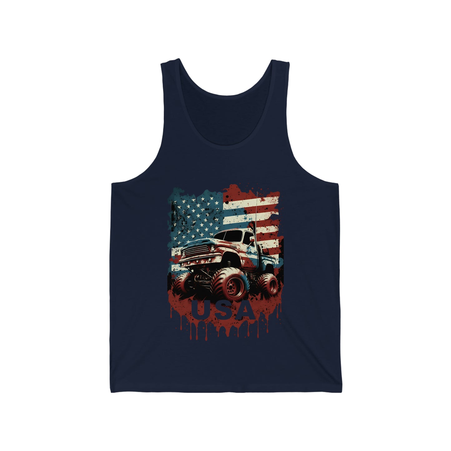 Patriotic 4Th Of July America USA Tank Top Unisex Jersey Tank