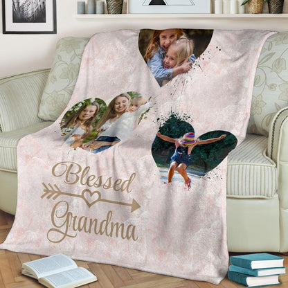 Custom Grandpa "The Myth The Legend" Blanket