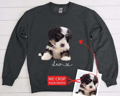 Custom Dog Mom Picture Sweatshirt