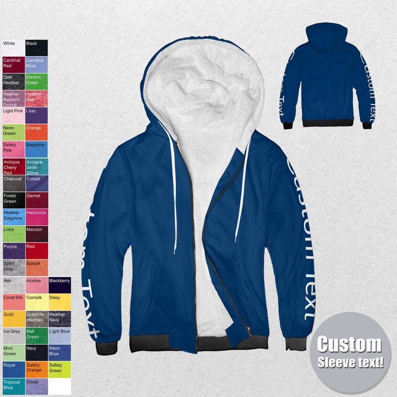 Custom Photo Zipper Hoodie - Fully Customizable In All Colors
