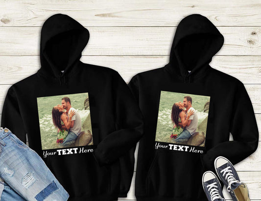 Couples Photo Shirt, Couples Shirt, Custom Photo Hoodie, Custom Sweatshirt, Unisex Custom Hoodie, Photo Hoodie, Personalized Hoodie, Picture