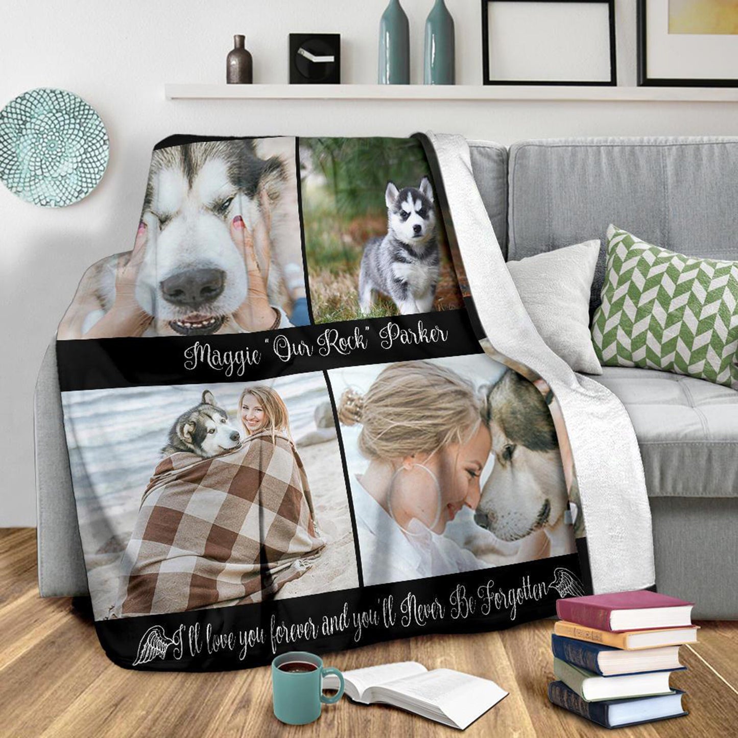 Memorial Gift, Sympathy Gift, Pet Memorial Gift,Bereavement Gift,Dog memorial gift,Pet Loss Gift,Memorial Blanket,Pet Memorial,Personalized