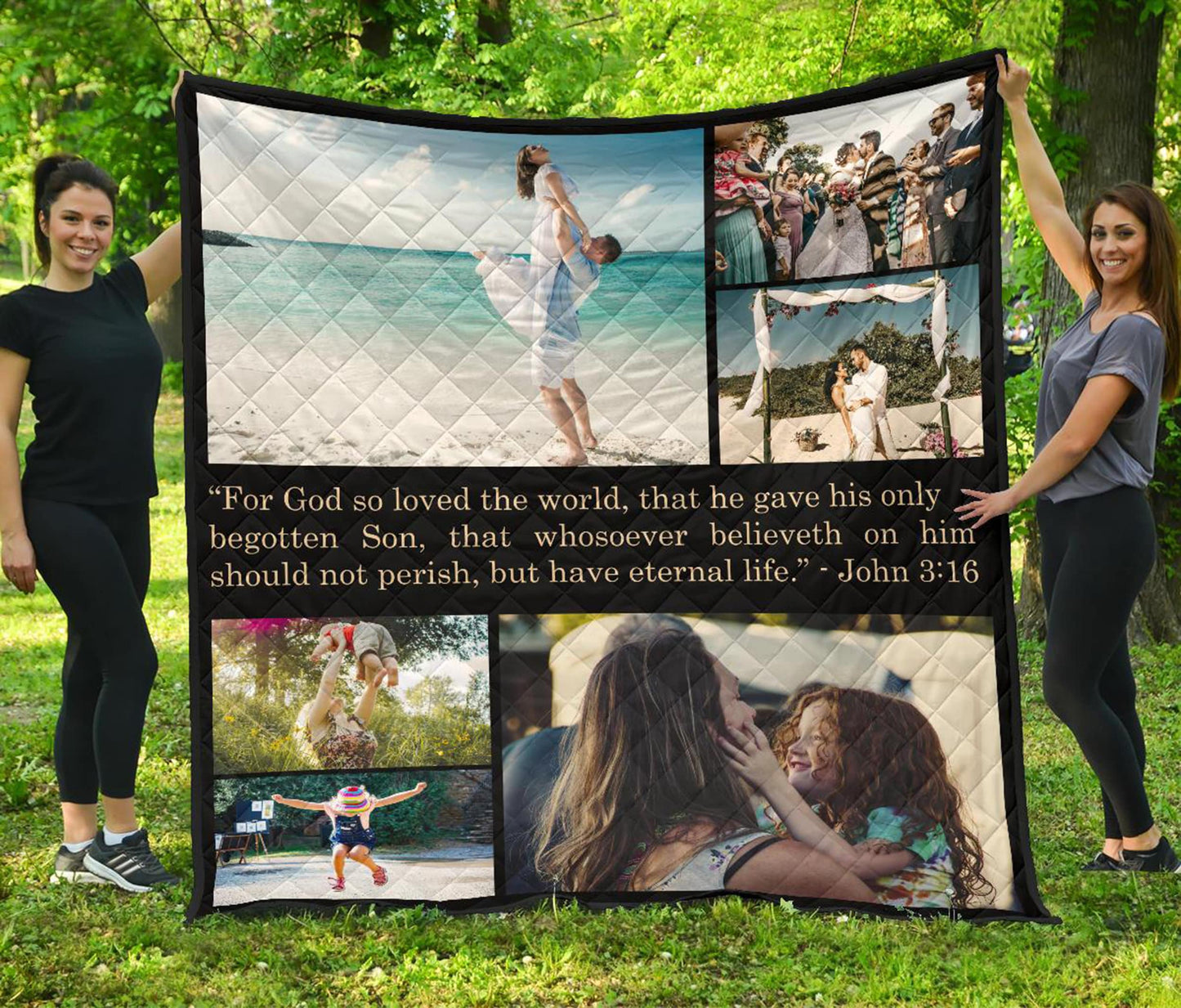 Christian Quilt, Bible Verse Quilt, Religious Quilt, Bible Verses, Bible Verse, Bible Quilt, Custom Photo Quilt, Photo Quilt, Quilt Blanket,