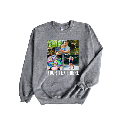 Photo Sweatshirt, Custom Sweatshirt, Unisex Sweatshirt,Picture Sweatshirt,Personalized Shirt,Custom Sweater,Custom Shirt,Custom Sweatshirts,