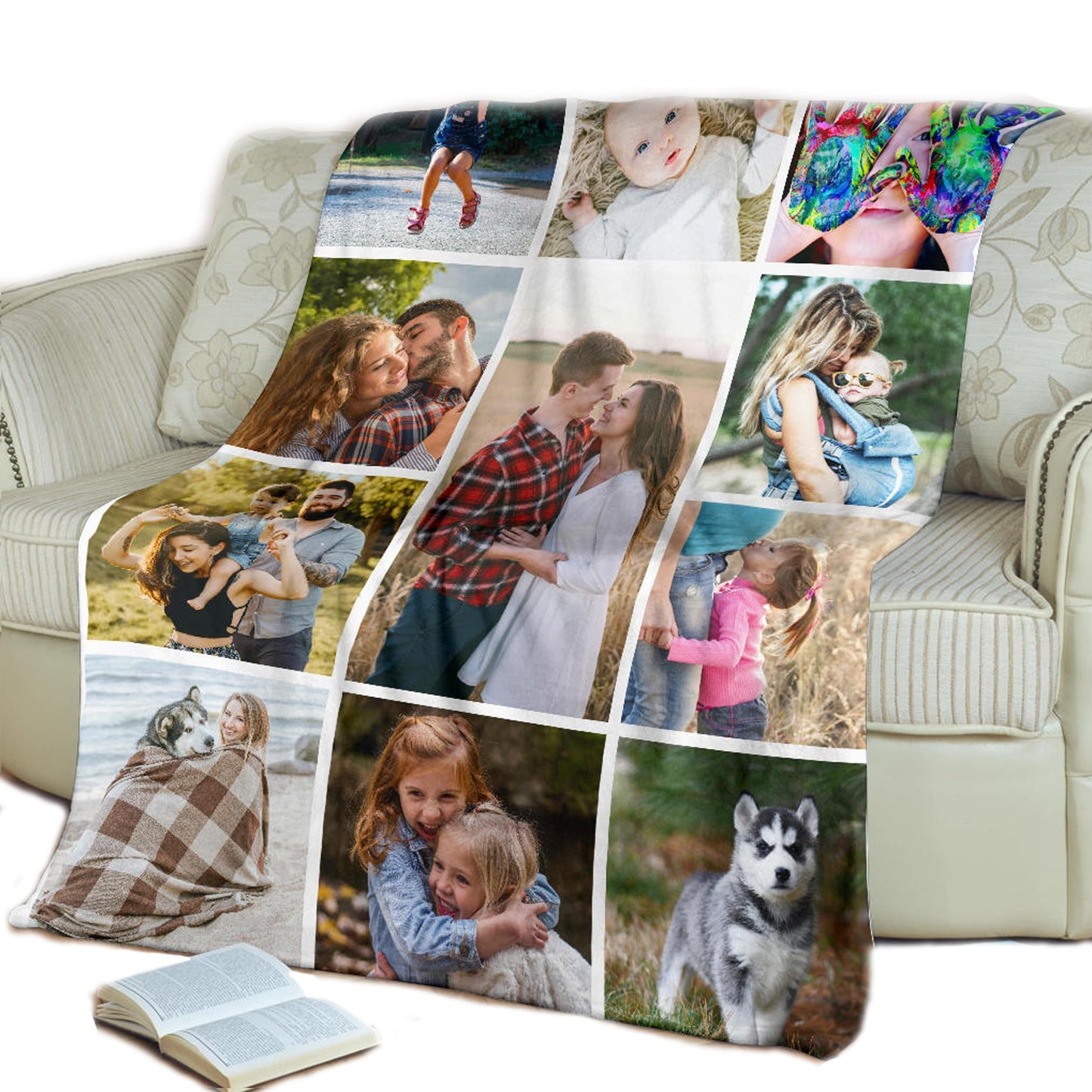 Custom Blanket, Photo Blanket, Family Blanket, Custom Photo Blanket, Picture Blanket, Customized, Personalized Blanket,Dog Blanket,Memorial,