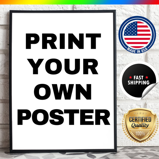 Custom Canvas, Poster, Puzzle, Framed Poster, Custom Printing Services, Fulfillment Services, Dropship Poster Printing, Printing Services.
