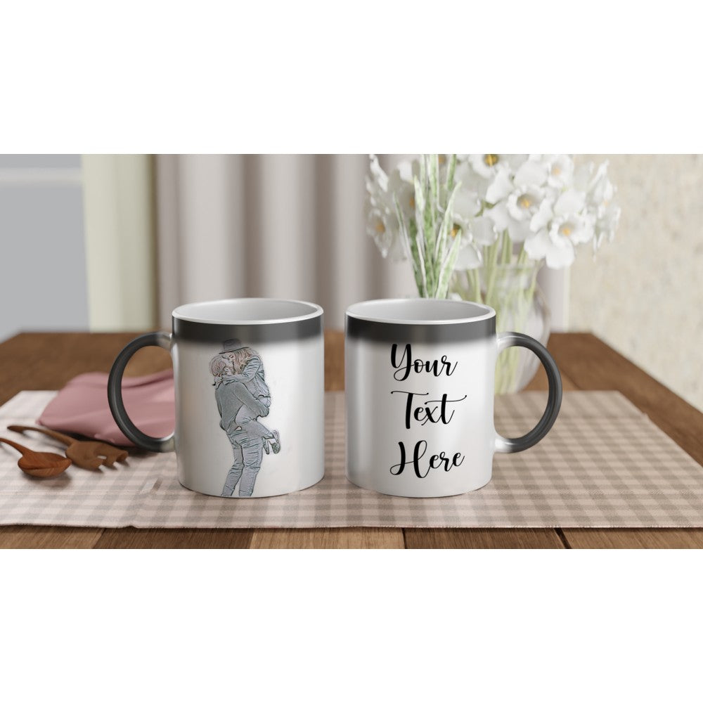 Custom Couple Heated Magic Mug