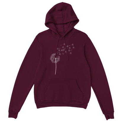 Inspirational Hoodie, Dandelion Hoodie, Windflower Hoodie, Meditation Gift, Yoga Hoodie, Boho Windflower Hoodie, Dandelion Hoodie