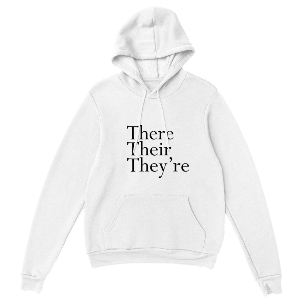 English Teacher hoodie, There They're Their hoodie, Grammar Teacher hoodies, English Teacher Gifts, Funny Grammar hoodies